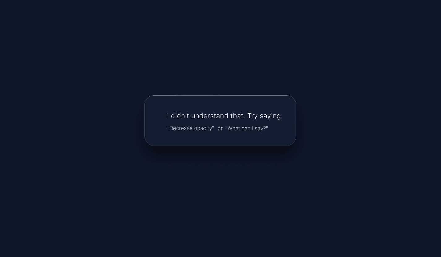 Recovery prompts — error recovery experience